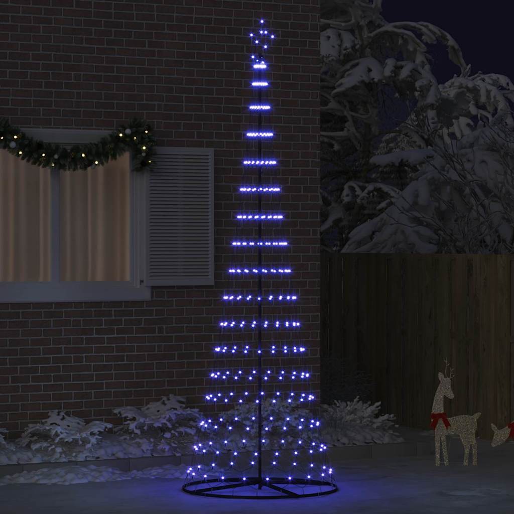 Arbre de Noël LED Bleu 100,5 x 100,5 x 302,5 cm Métal - XIOS