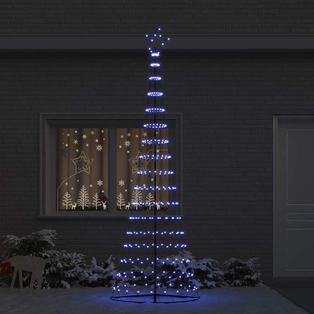 Arbre de Noël LED Bleu 100,5 x 100,5 x 302,5 cm Métal - XIOS