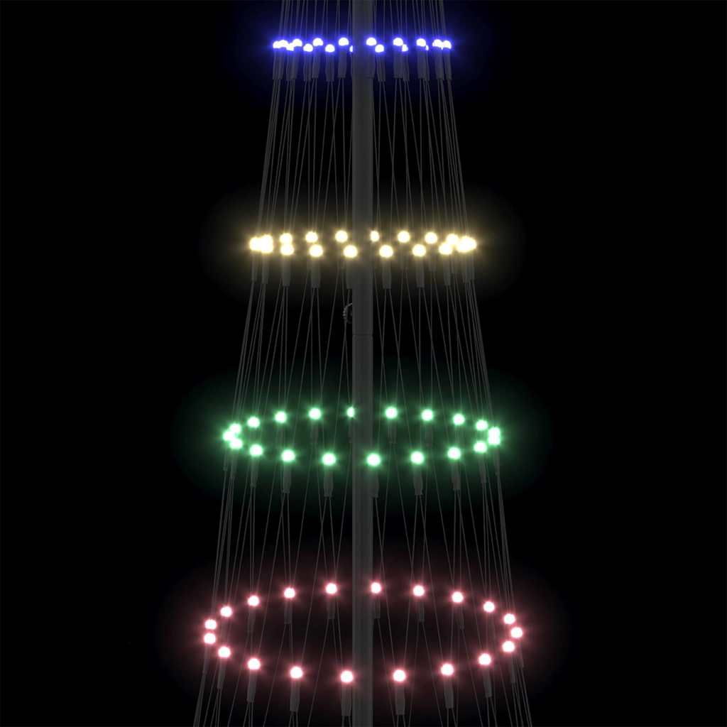 Arbre de Noël LED Multicolore 100,5 x 100,5 x 302,5 cm Métal - XIOS