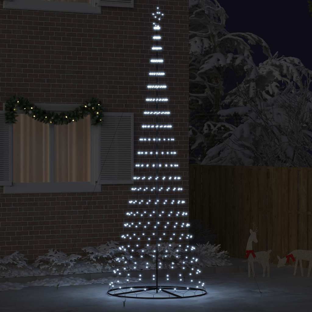 Arbre de Noël LED Blanc froid 138,5 x 138,5 x 399 cm Métal - XIOS