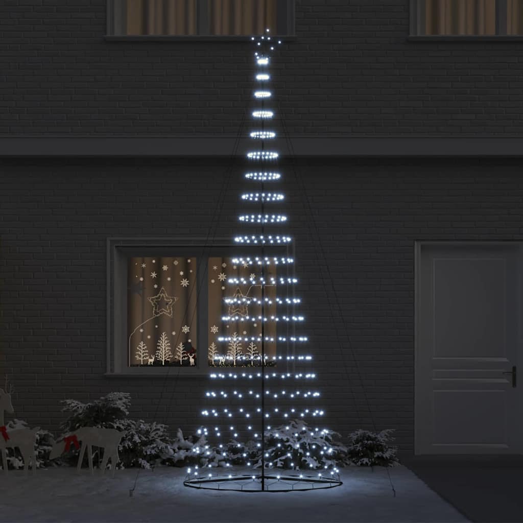 Arbre de Noël LED Blanc froid 138,5 x 138,5 x 399 cm Métal - XIOS