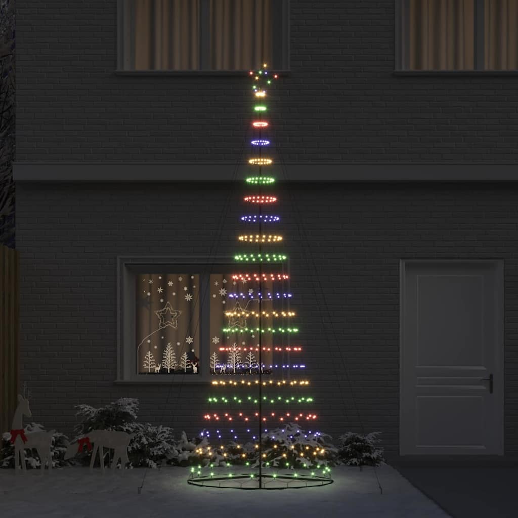 Arbre de Noël LED Multicolore 138,5 x 138,5 x 399 cm Métal - XIOS