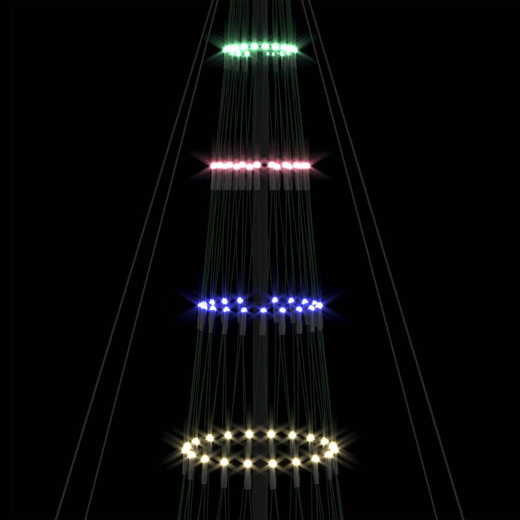 Arbre de Noël LED Multicolore 160 x 160 x 500 cm Métal - XIOS