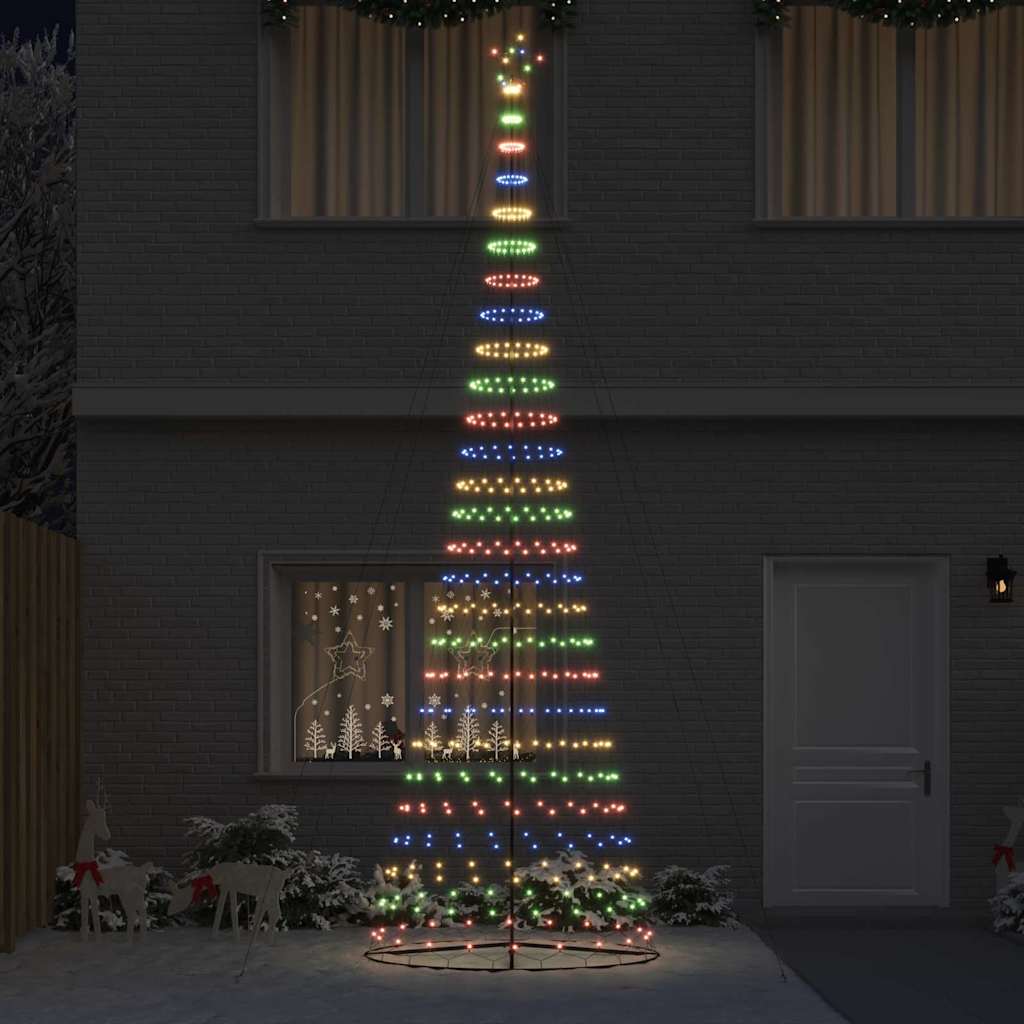 Arbre de Noël LED Multicolore 160 x 160 x 500 cm Métal - XIOS
