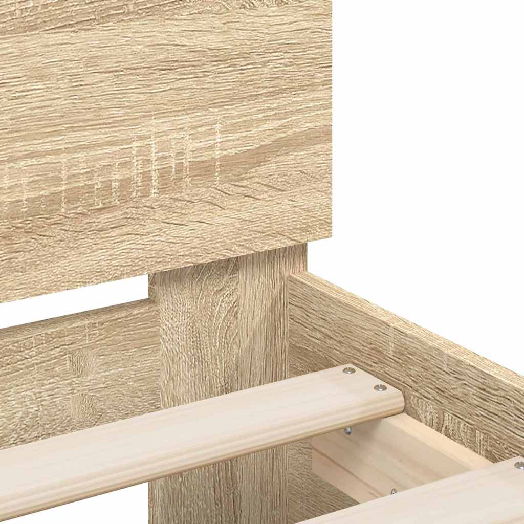 Cadre de lit Sonoma 152 x 203 cm Bois d'ingénierie - XIOS