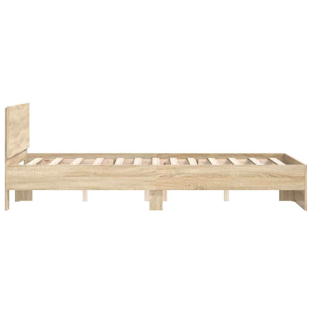 Cadre de lit Sonoma 137 x 190 cm Bois d'ingénierie - XIOS