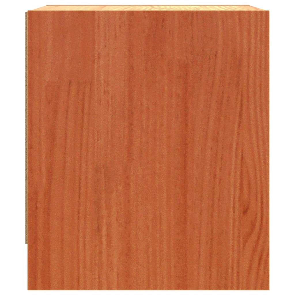 Tables de chevet Brun cire 40 x 30.5 x 35.5 cm Bois de pin