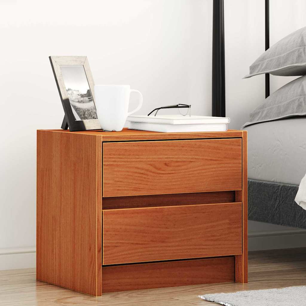 Tables de chevet 2 pcs Brun cire 40 x 30.5 x 35.5 cm - XIOS