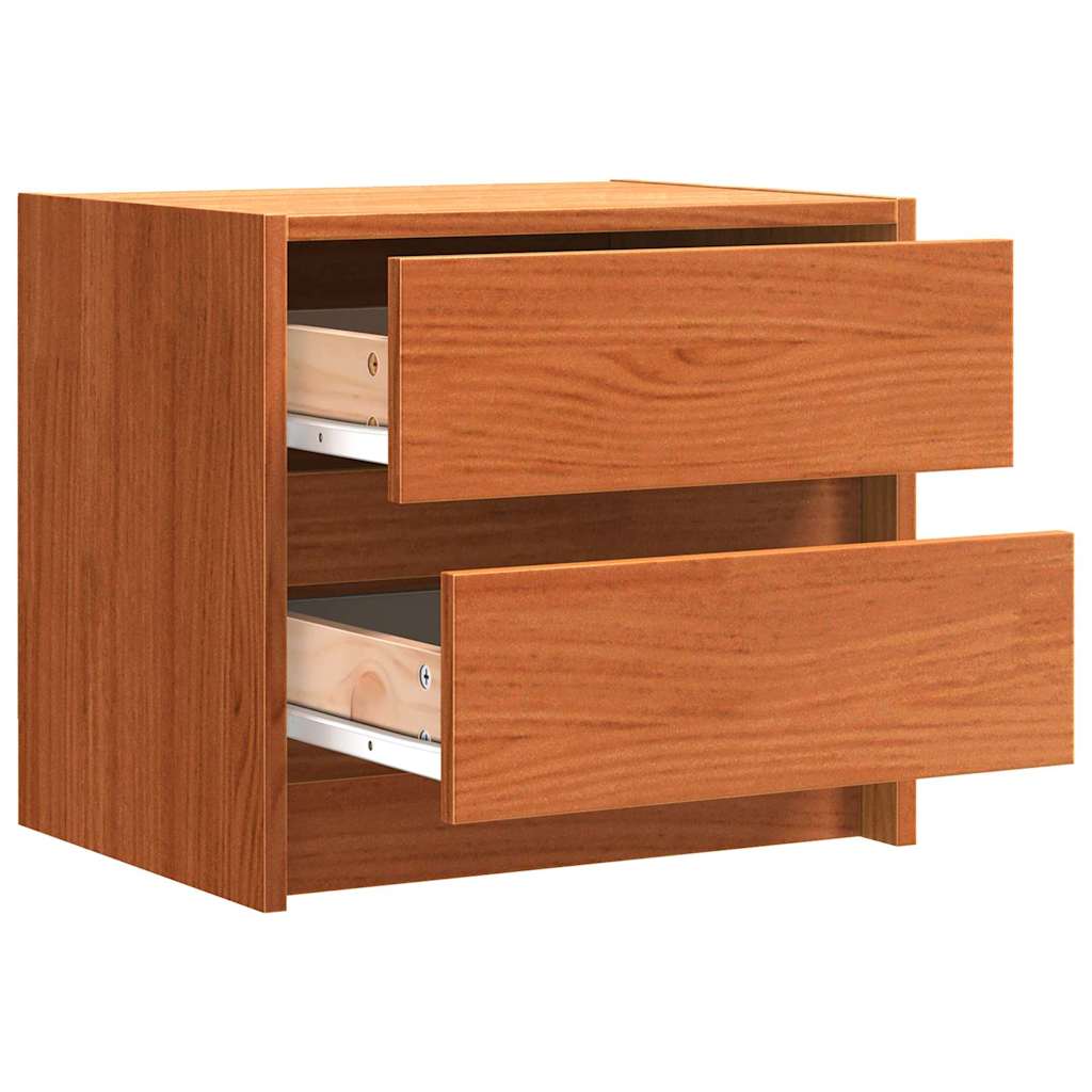 Tables de chevet 2 pcs Brun cire 40 x 30.5 x 35.5 cm - XIOS