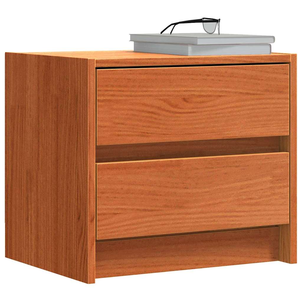 Tables de chevet 2 pcs Brun cire 40 x 30.5 x 35.5 cm - XIOS
