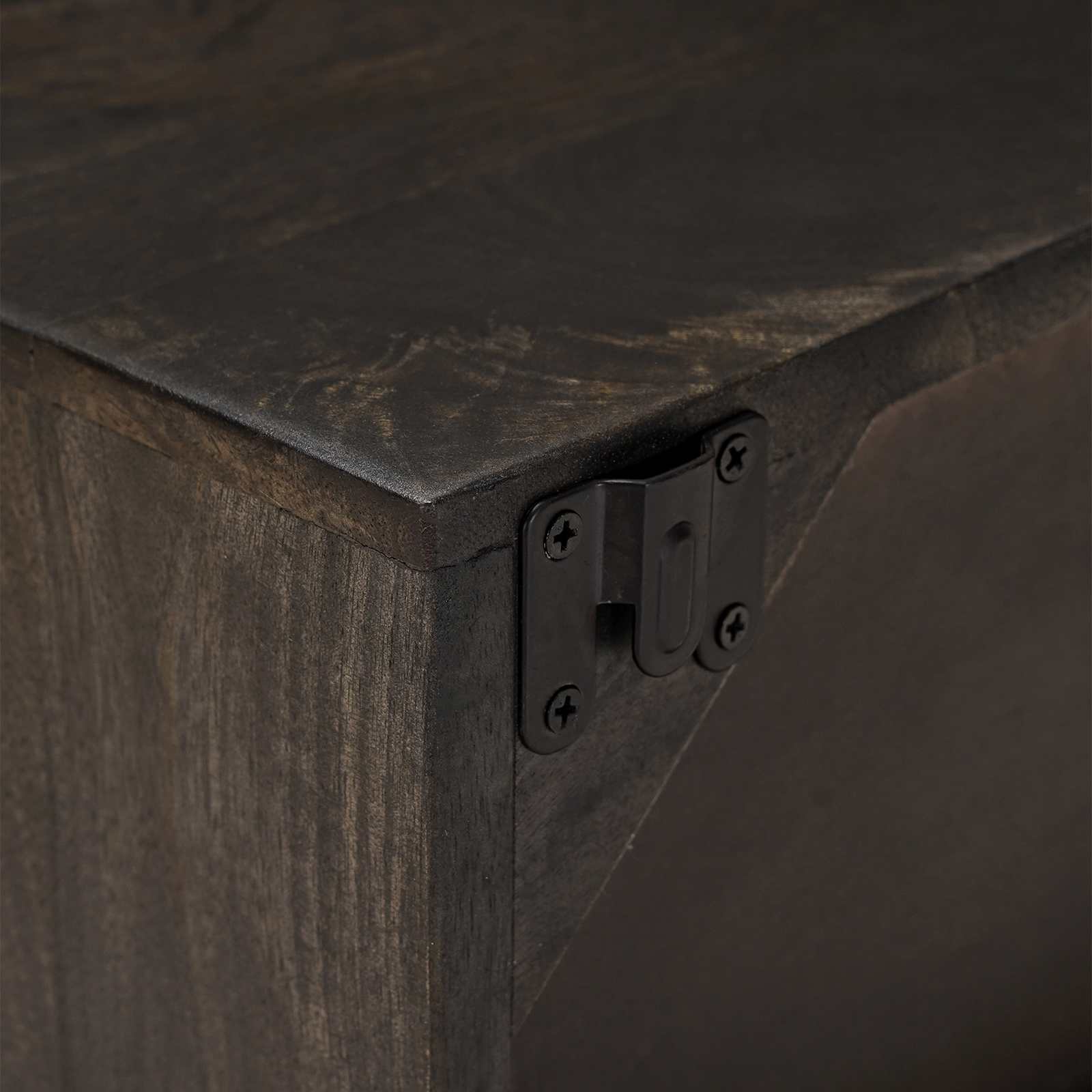 Cabinet de chevet Laiton 40 x 30 x 20 cm - XIOS