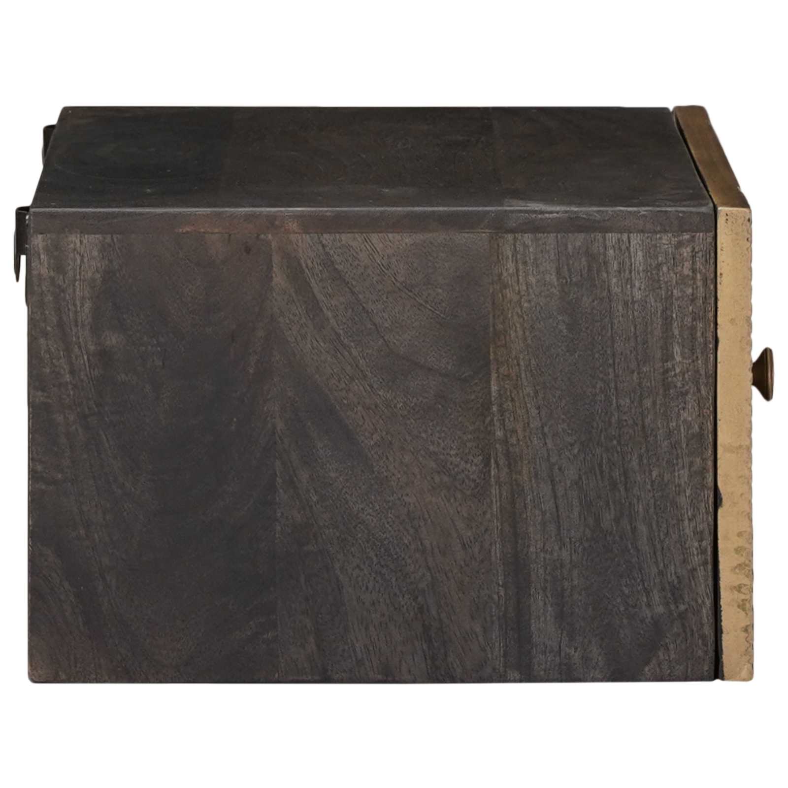 Cabinet de chevet Laiton 40 x 30 x 20 cm - XIOS