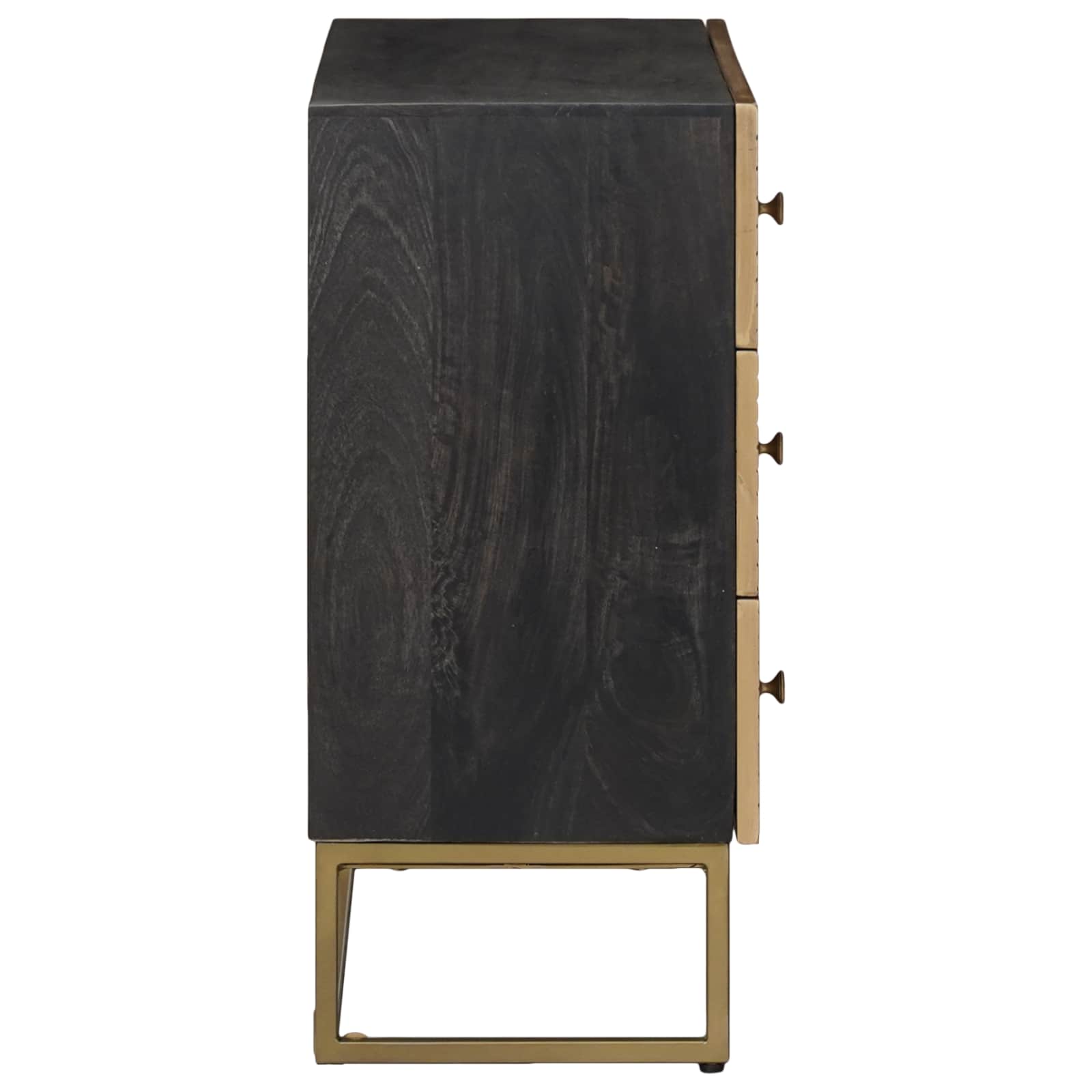Armoire à tiroirs avec tiroir Laiton 75 x 30 x 65 cm - XIOS