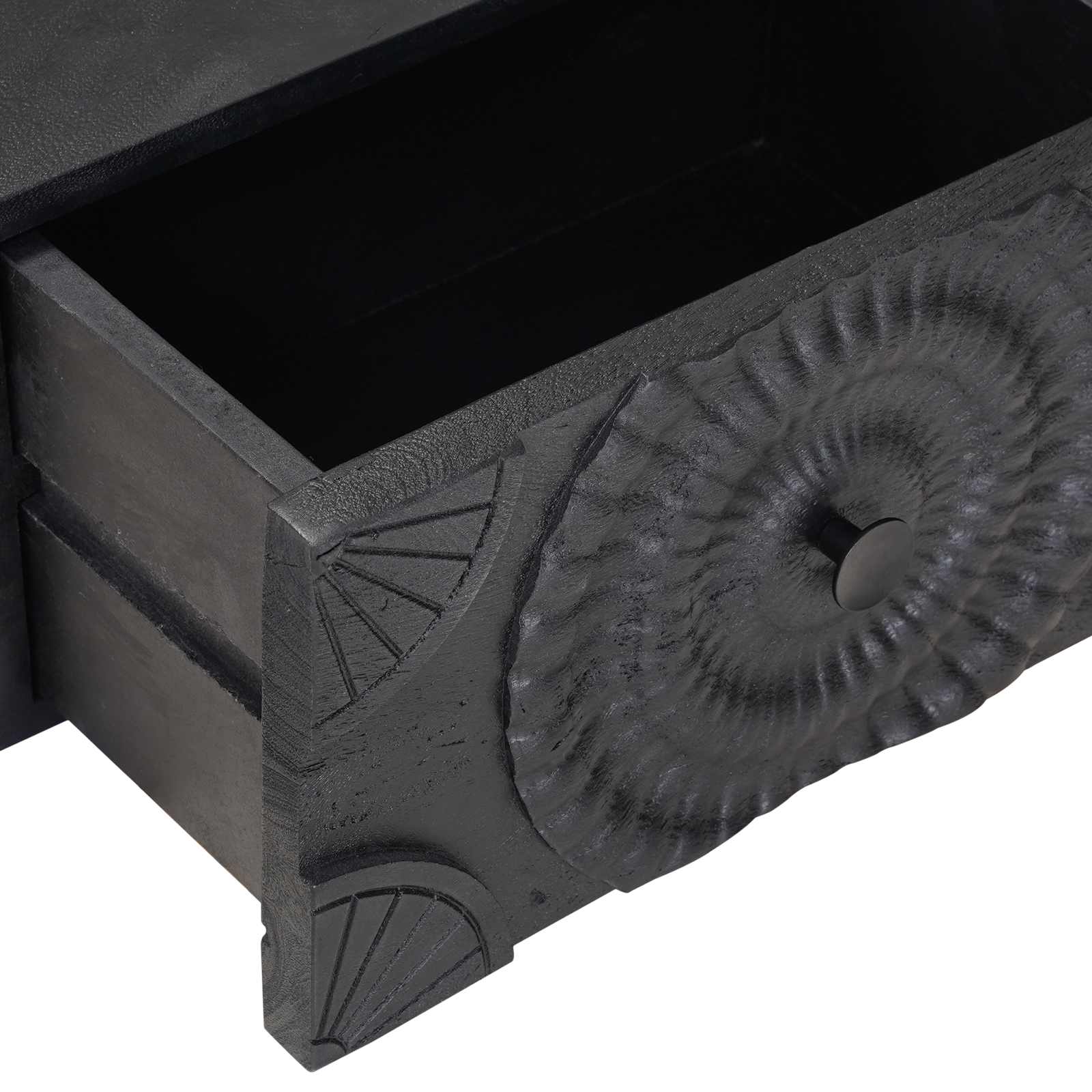 Cabinet de chevet avec tiroir Noir 40 x 30 x 20 cm - XIOS
