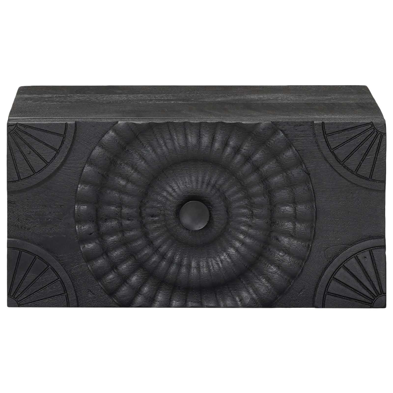 Cabinet de chevet avec tiroir Noir 40 x 30 x 20 cm - XIOS