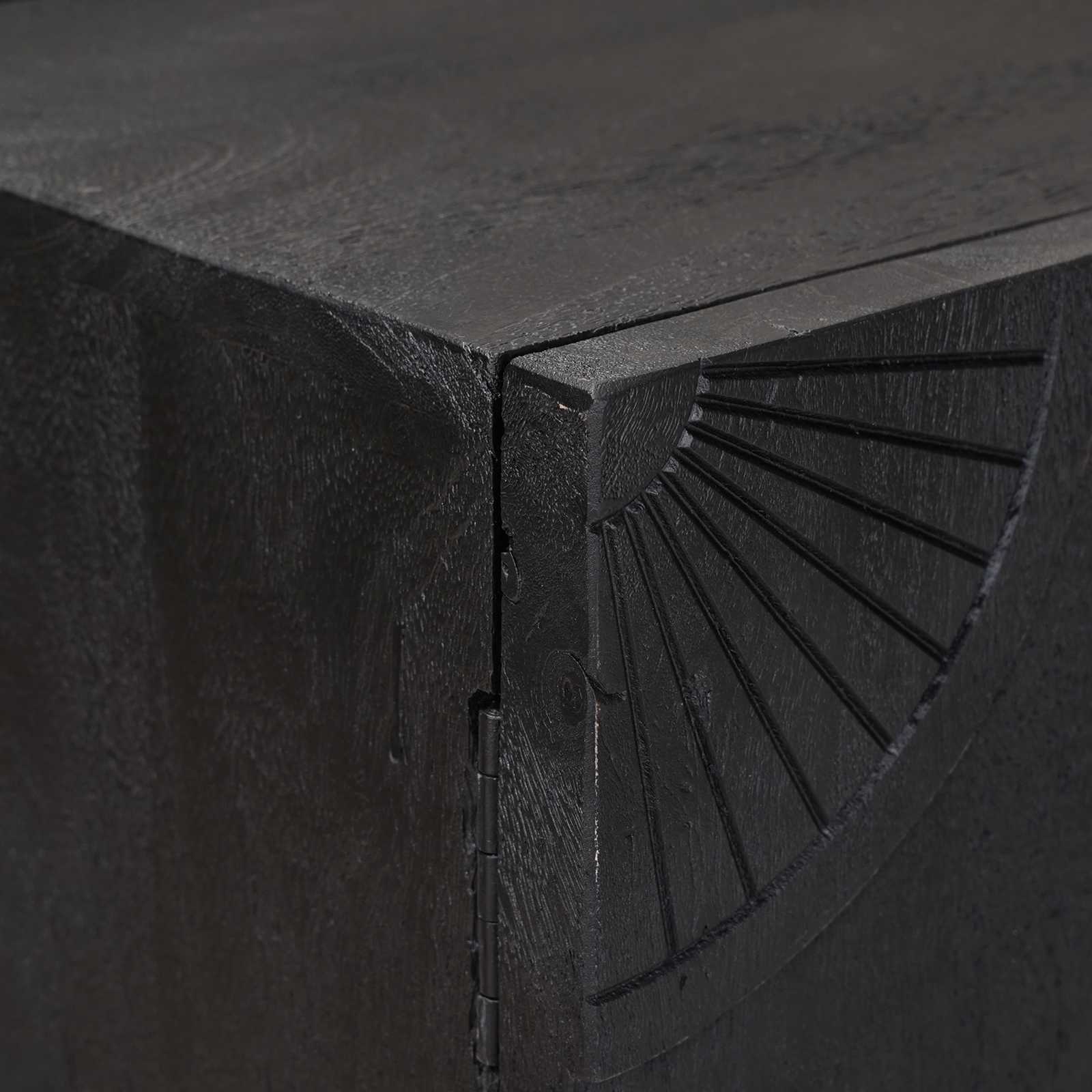 Buffet Noir 105 x 30 x 68 cm - XIOS