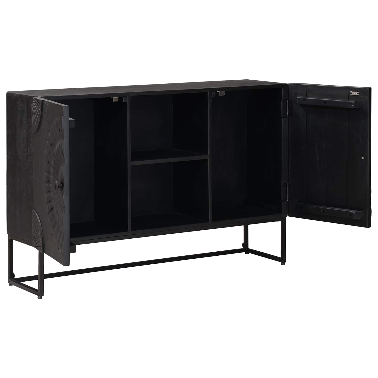 Buffet Noir 105 x 30 x 68 cm - XIOS