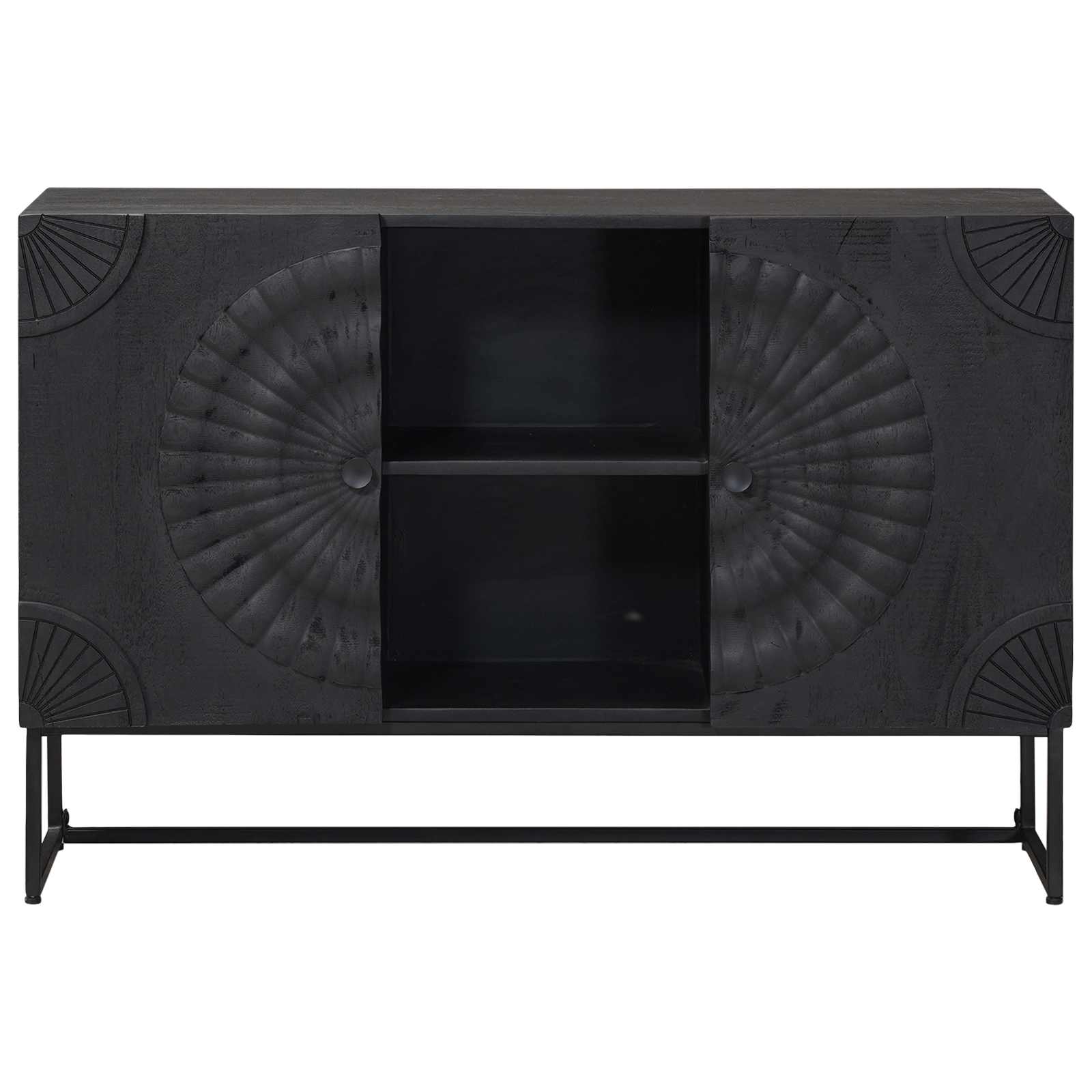 Buffet Noir 105 x 30 x 68 cm - XIOS