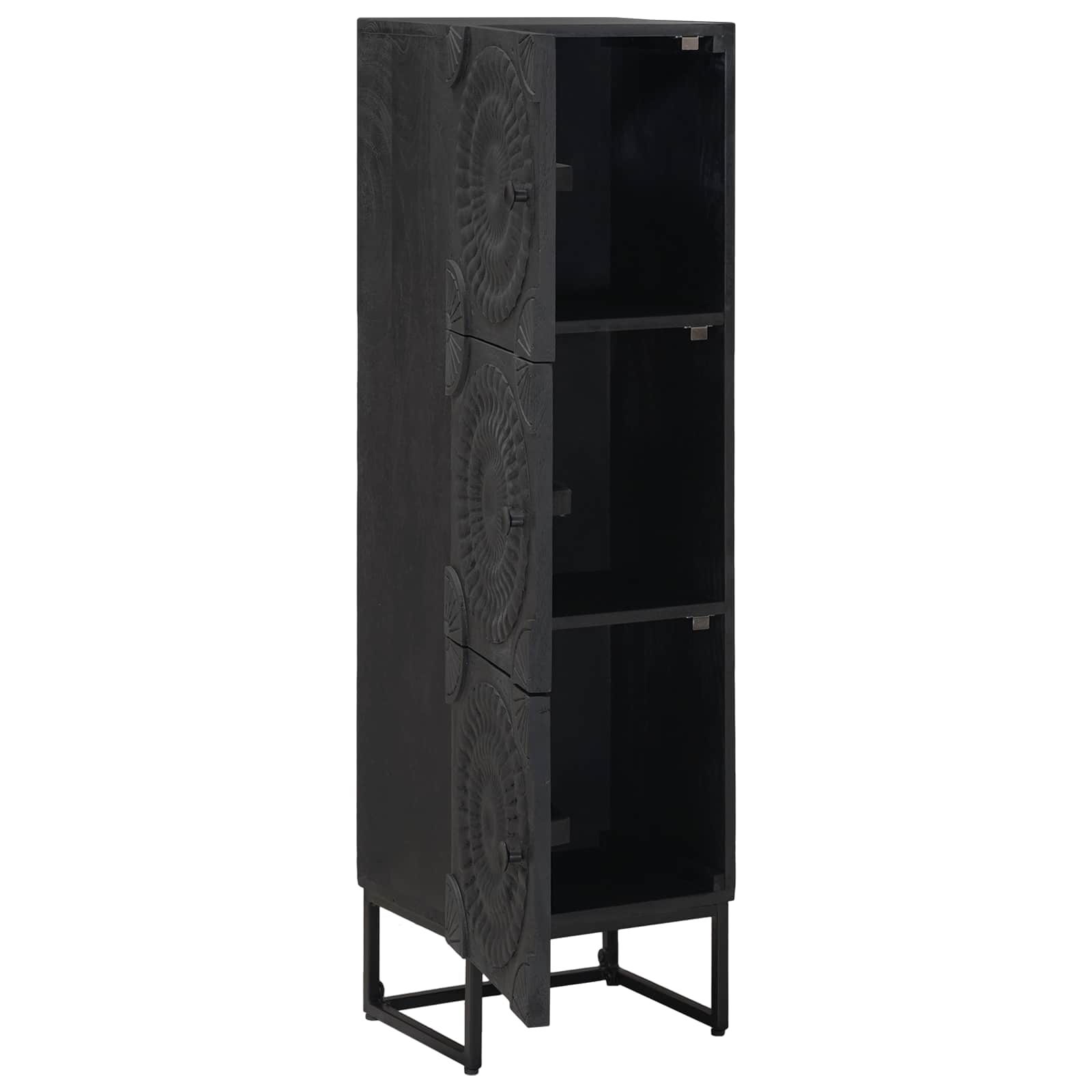 Haut Armoire Noir 35 x 30 x 120 cm - XIOS