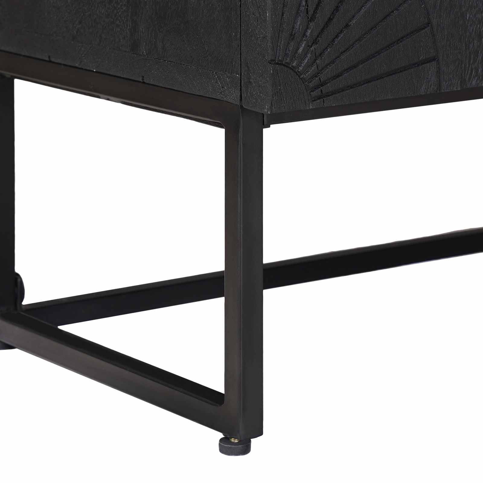 Meuble TV avec tiroir avec étagère Noir 105 x 30 x 54 cm - XIOS