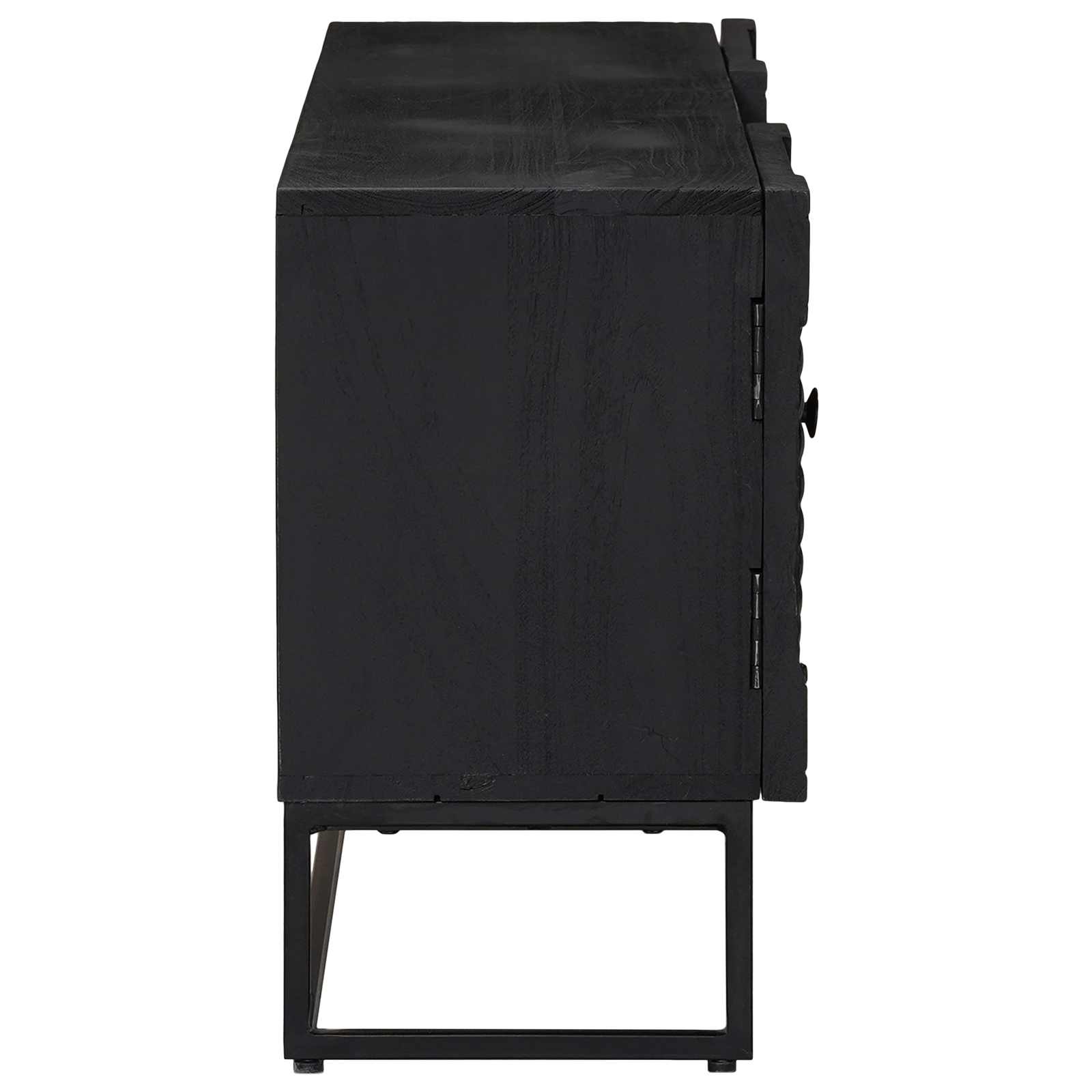 Meuble TV avec tiroir avec étagère Noir 105 x 30 x 54 cm - XIOS