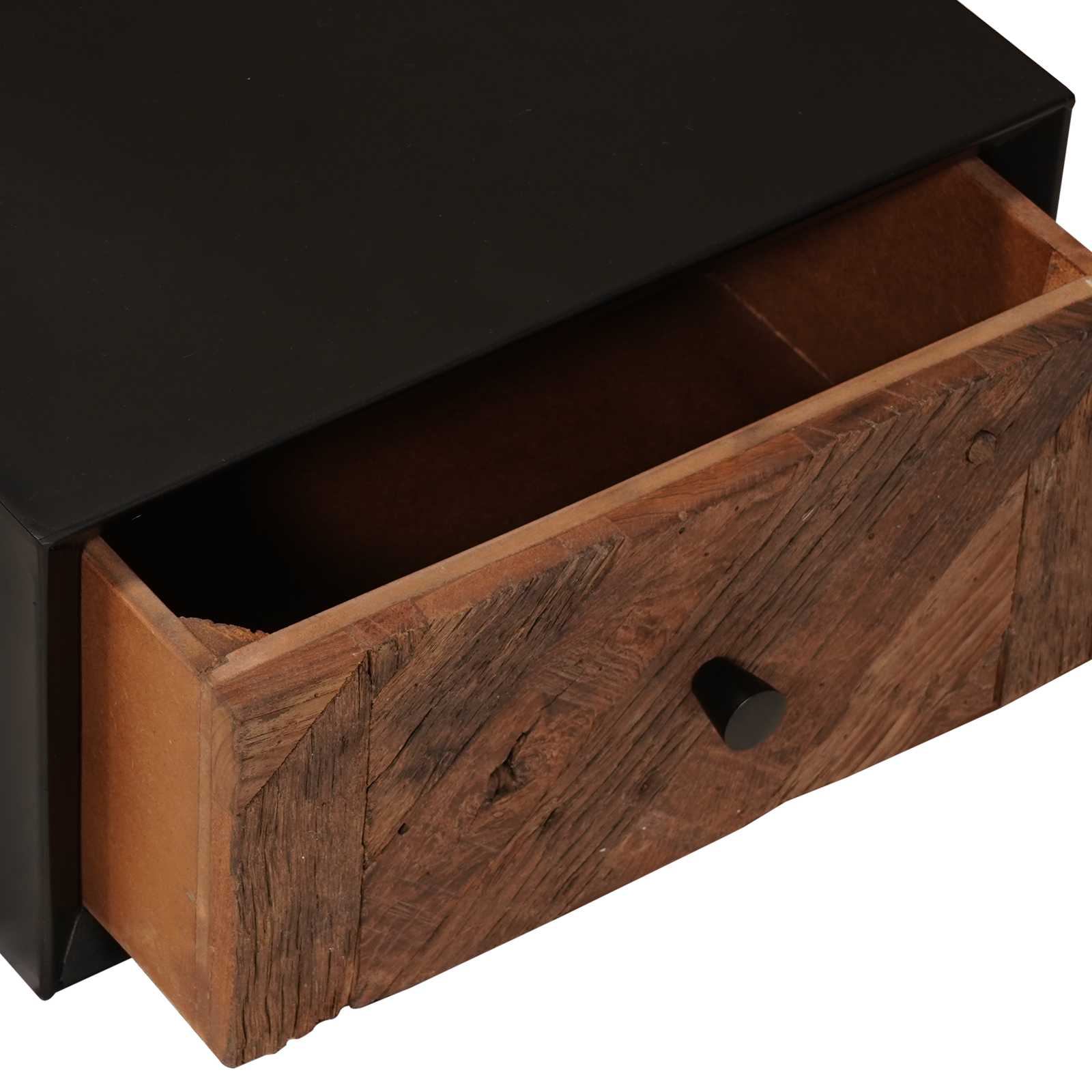 Table de chevet faite main Naturel 40 x 30 x 20 cm