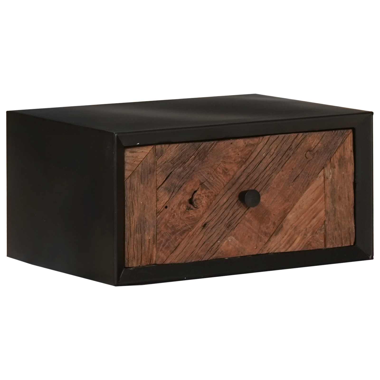 Table de chevet faite main Naturel 40 x 30 x 20 cm