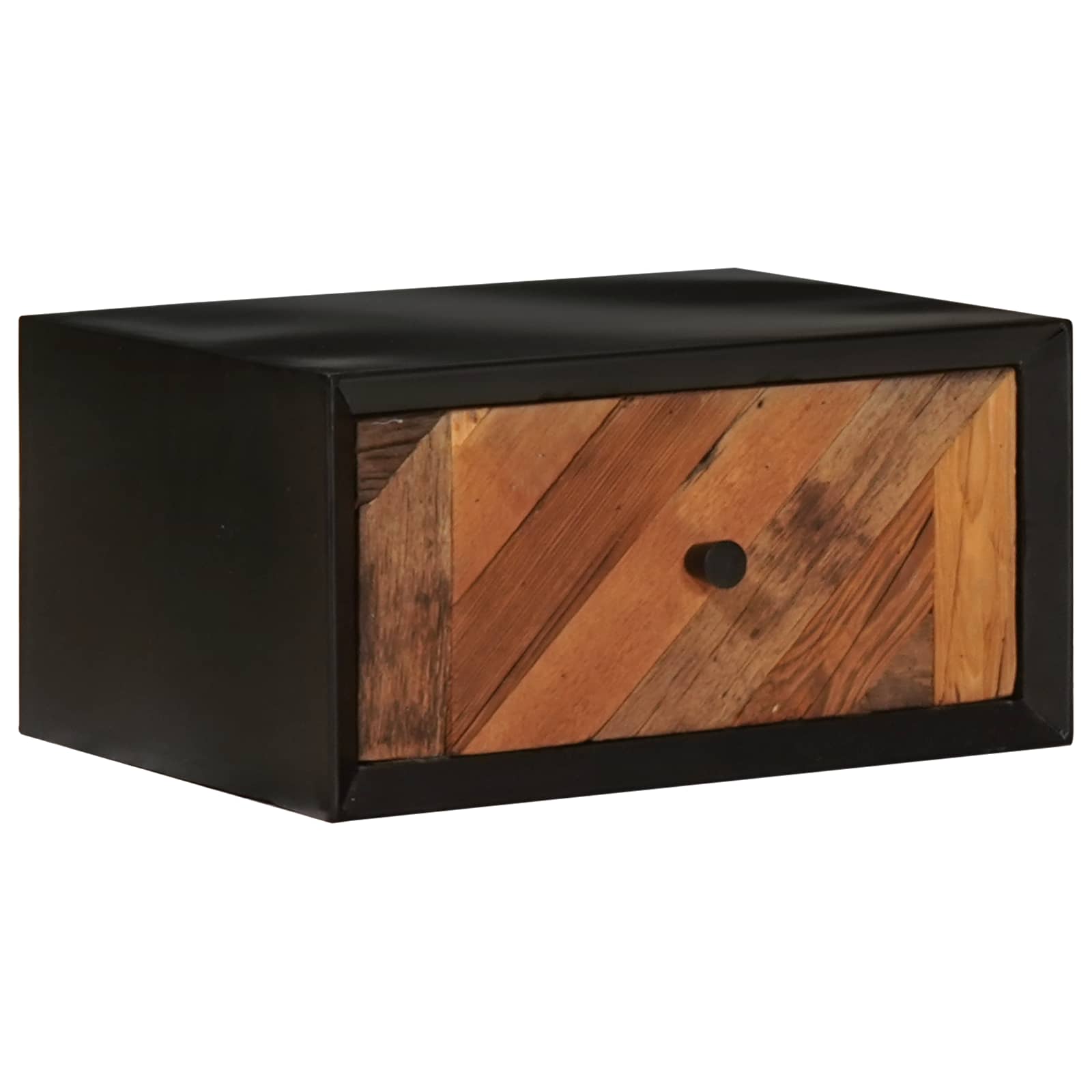 Table de chevet faite main Naturel 40 x 30 x 20 cm