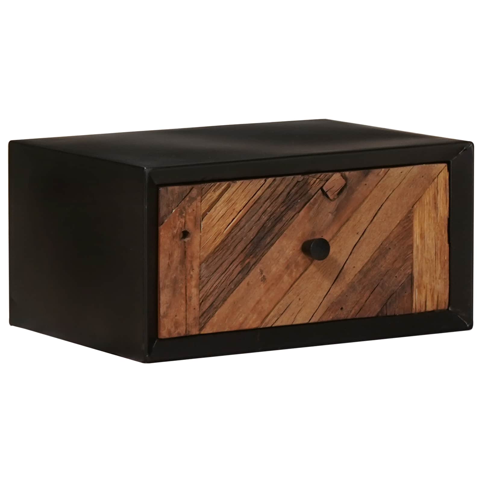 Table de chevet faite main Naturel 40 x 30 x 20 cm