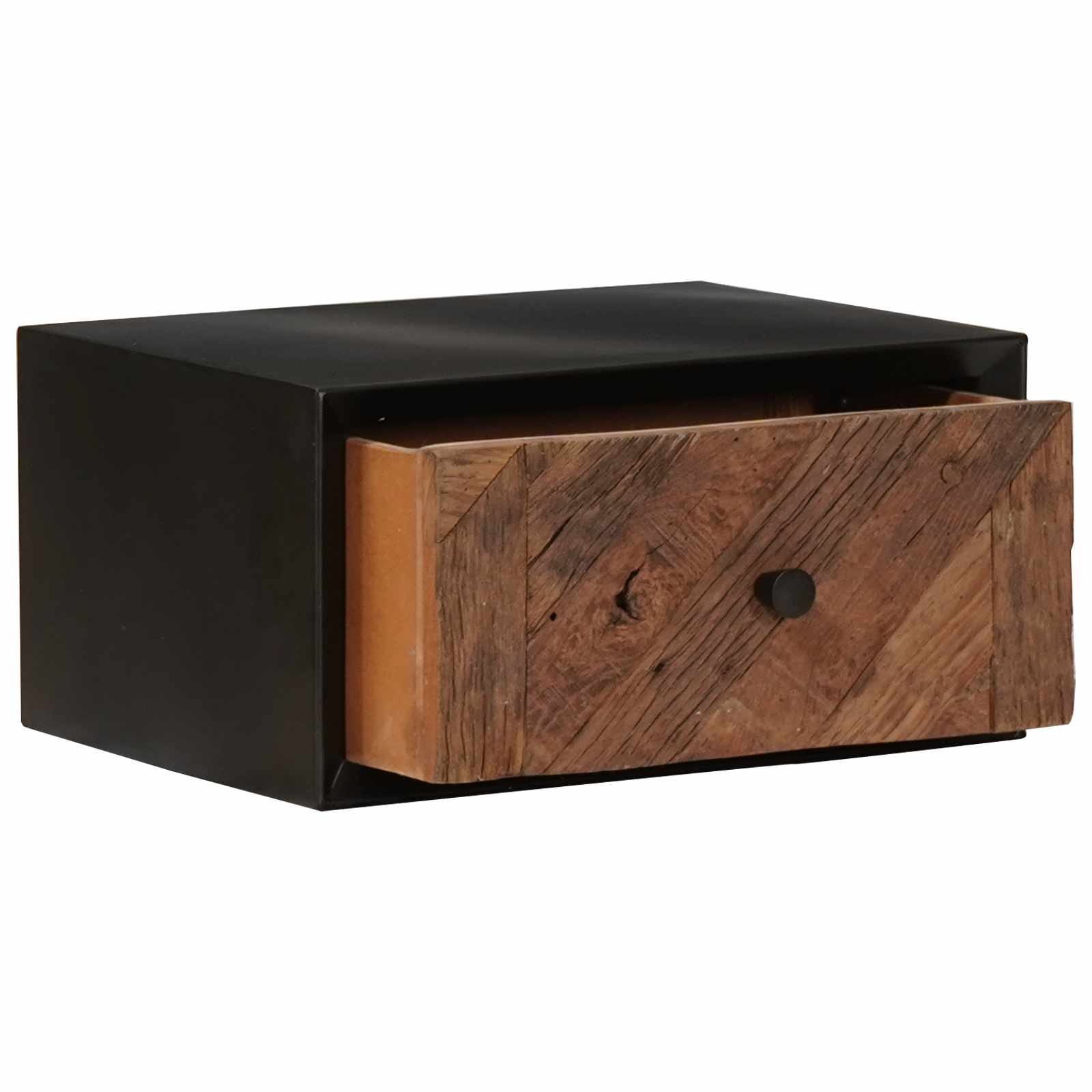 Table de chevet faite main Naturel 40 x 30 x 20 cm