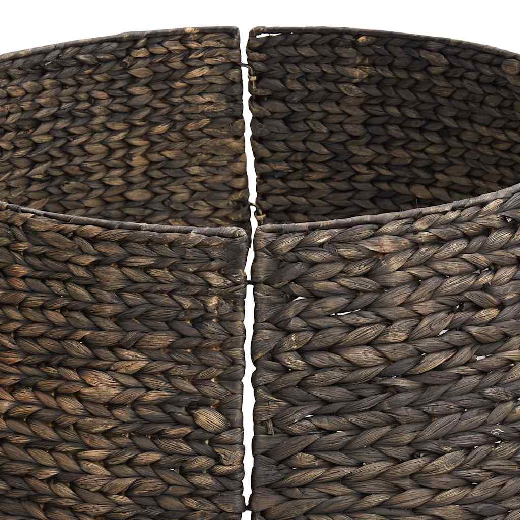 Collier de sapin de Noël Noir 75 x 75 x 25 cm Jacinthe d'eau - XIOS