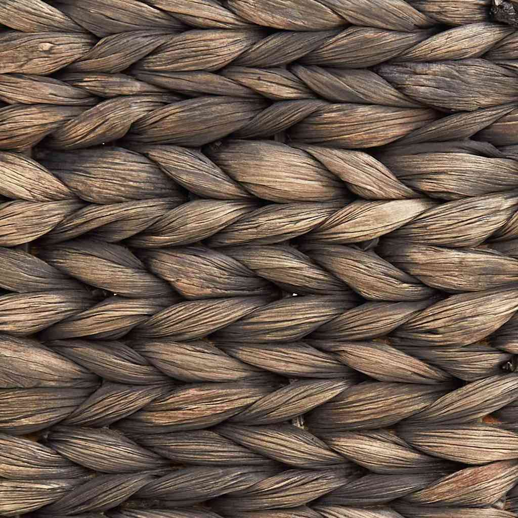 Collier de sapin de Noël Noir 90 x 90 x 28 cm Jacinthe d'eau - XIOS