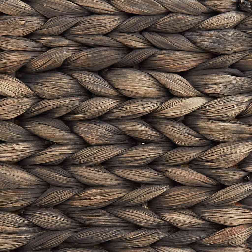 Collier de sapin de Noël Noir 105 x 105 x 28 cm Jacinthe d'eau - XIOS