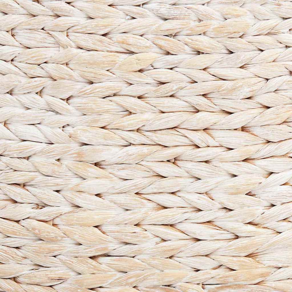 Collier de sapin de Noël Blanc 105 x 105 x 28 cm Jacinthe d'eau - XIOS