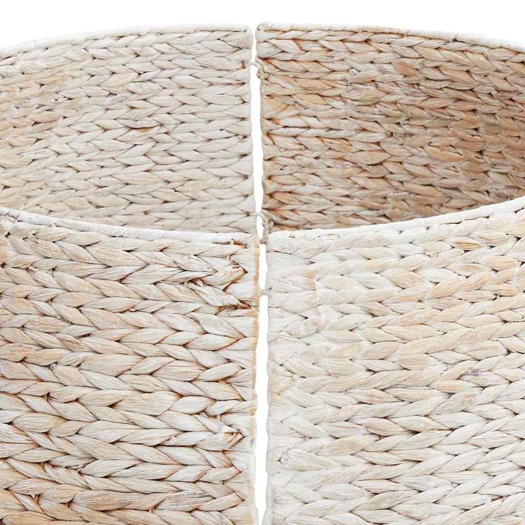 Collier de sapin de Noël Blanc 105 x 105 x 28 cm Jacinthe d'eau - XIOS