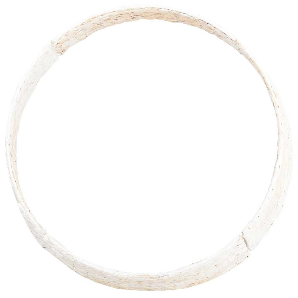 Collier de sapin de Noël Blanc 105 x 105 x 28 cm Jacinthe d'eau - XIOS