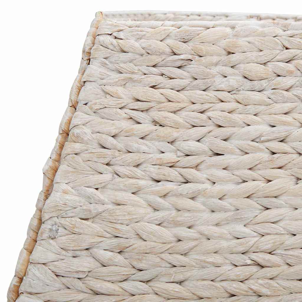 Collier de sapin de Noël Blanc 50 x 50 x 25 cm Jacinthe d'eau - XIOS