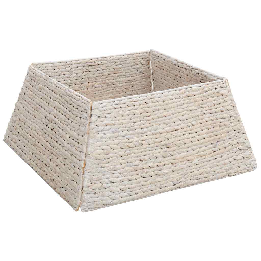 Collier de sapin de Noël Blanc 60 x 60 x 28 cm Jacinthe d'eau - XIOS