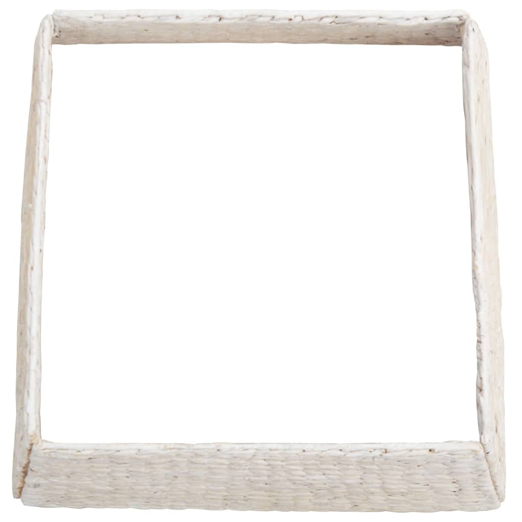 Collier de sapin de Noël Blanc 60 x 60 x 28 cm Jacinthe d'eau - XIOS