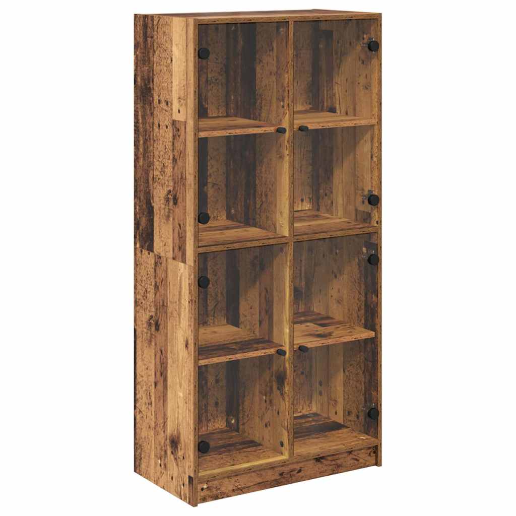 Haut Armoire Bois Ancien 68 x 37 x 142 cm Bois d'ingénierie - XIOS