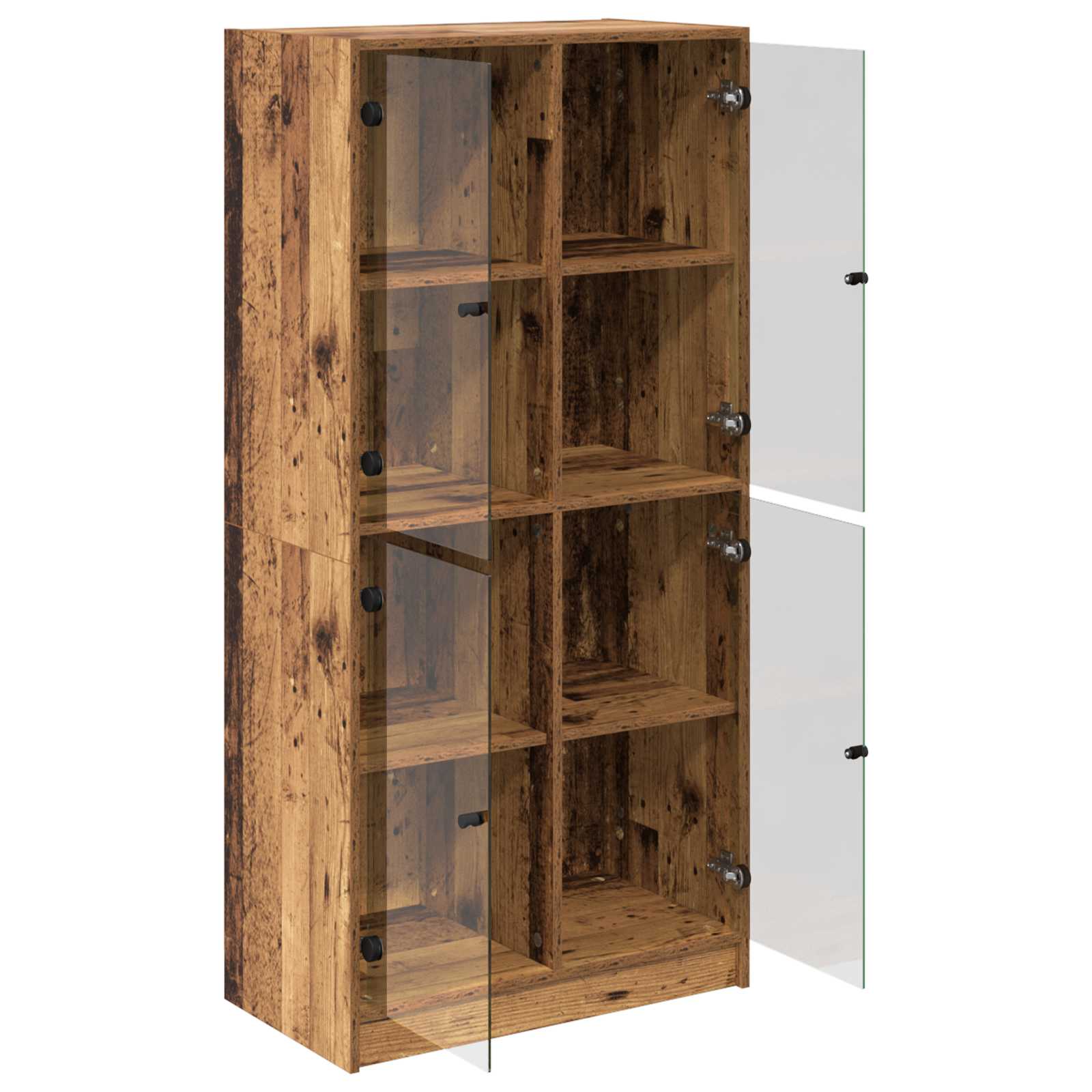 Haut Armoire Bois Ancien 68 x 37 x 142 cm Bois d'ingénierie - XIOS