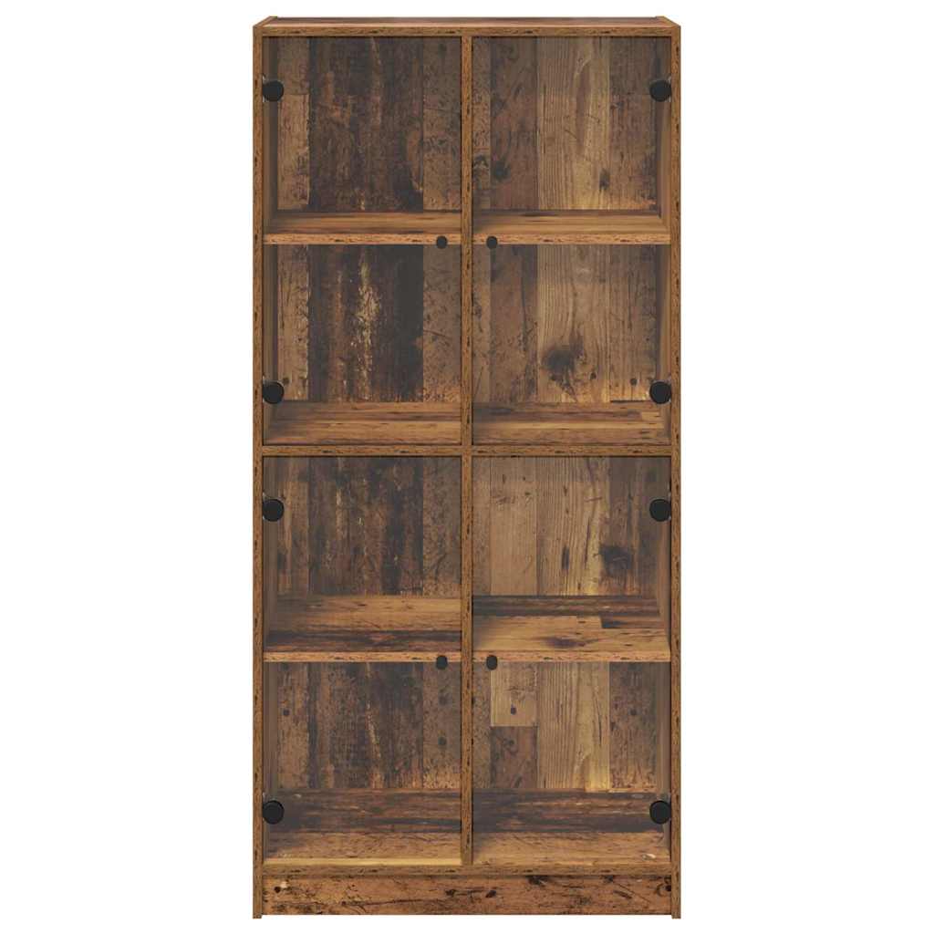 Haut Armoire Bois Ancien 68 x 37 x 142 cm Bois d'ingénierie - XIOS