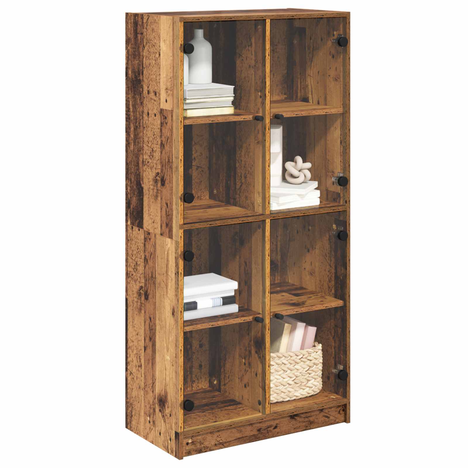 Haut Armoire Bois Ancien 68 x 37 x 142 cm Bois d'ingénierie - XIOS