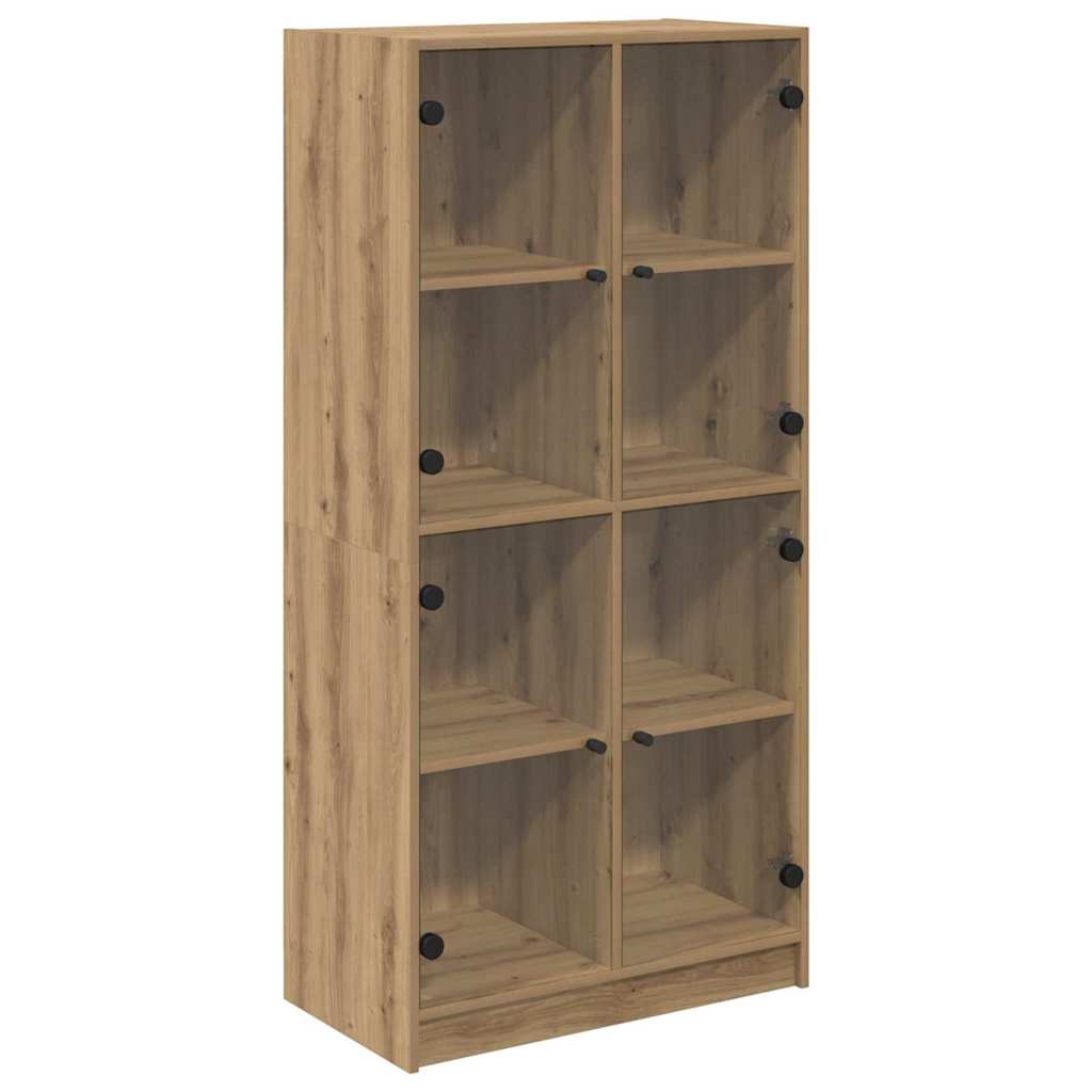 Haut Armoire Chêne artisanal 68 x 37 x 142 cm Bois d'ingénierie - XIOS