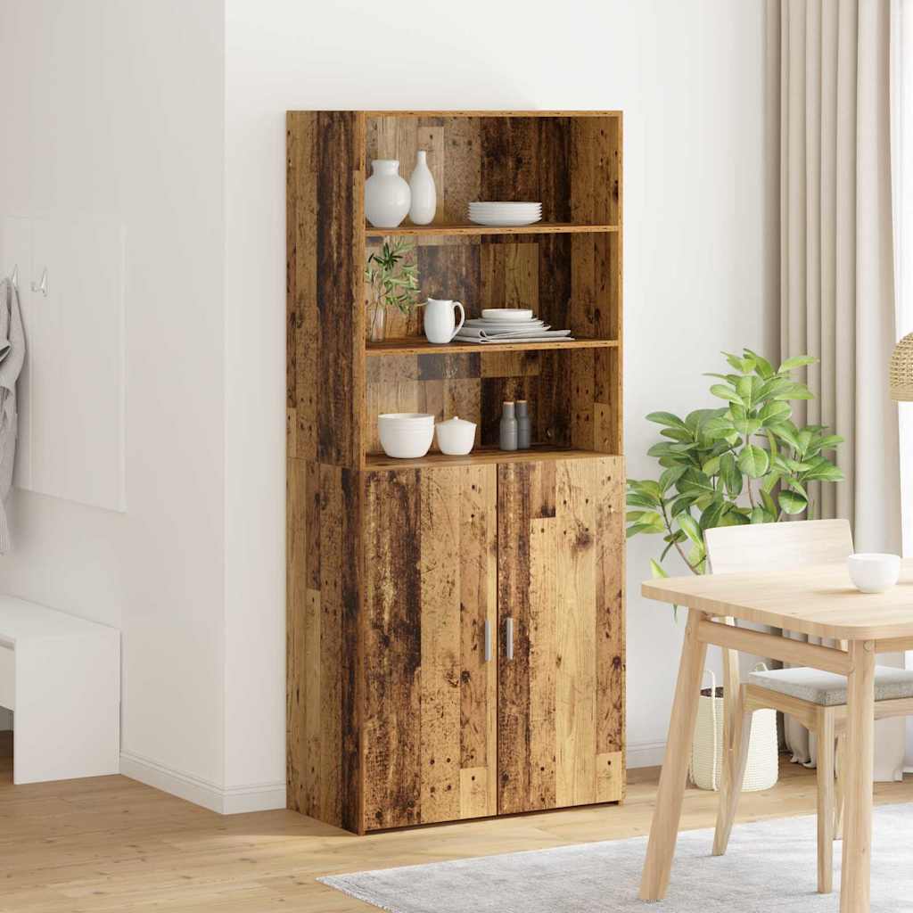 Haut Armoire Bois Ancien 80 x 42,5 x 185 cm Bois d'ingénierie - XIOS