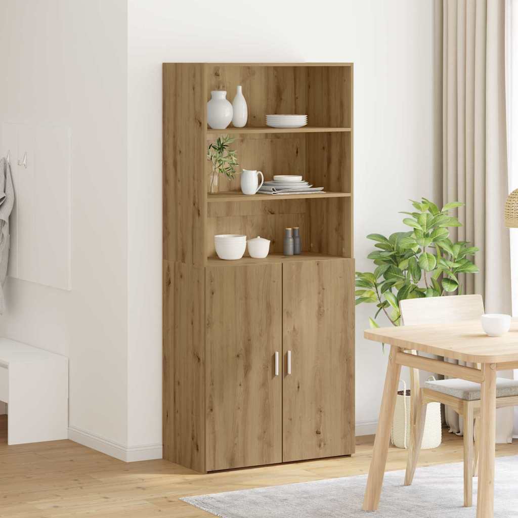 Haut Armoire Chêne artisanal 80 x 42,5 x 185 cm - XIOS