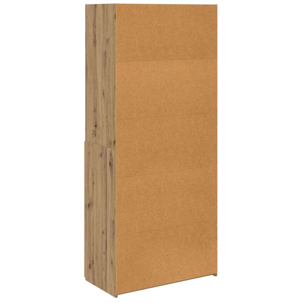 Haut Armoire Chêne artisanal 80 x 42,5 x 185 cm - XIOS