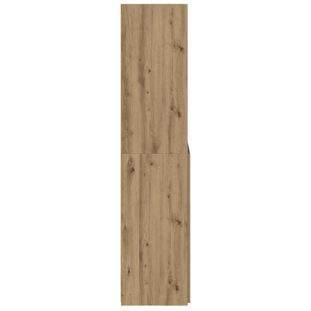 Haut Armoire Chêne artisanal 80 x 42,5 x 185 cm - XIOS