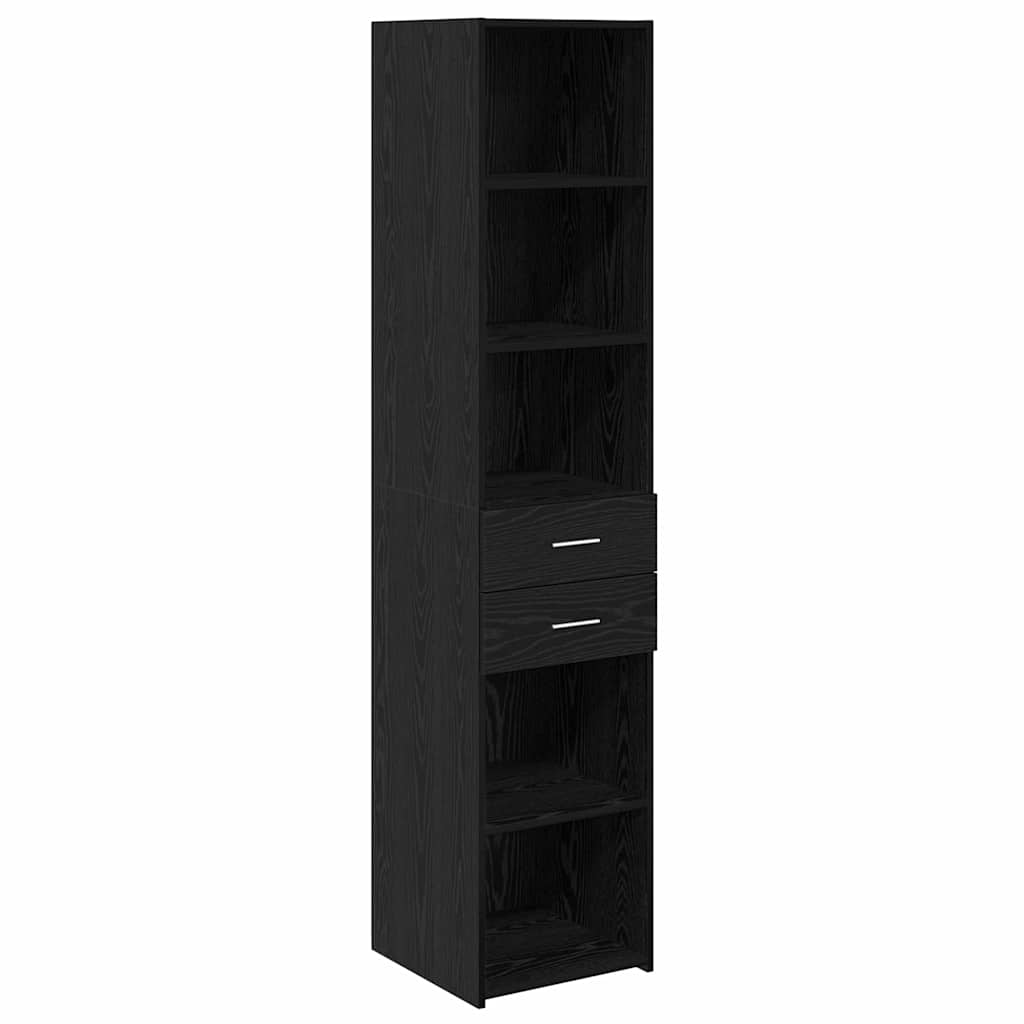 Haut Armoire Chêne noir 40 x 42,5 x 185 cm Bois d'ingénierie - XIOS