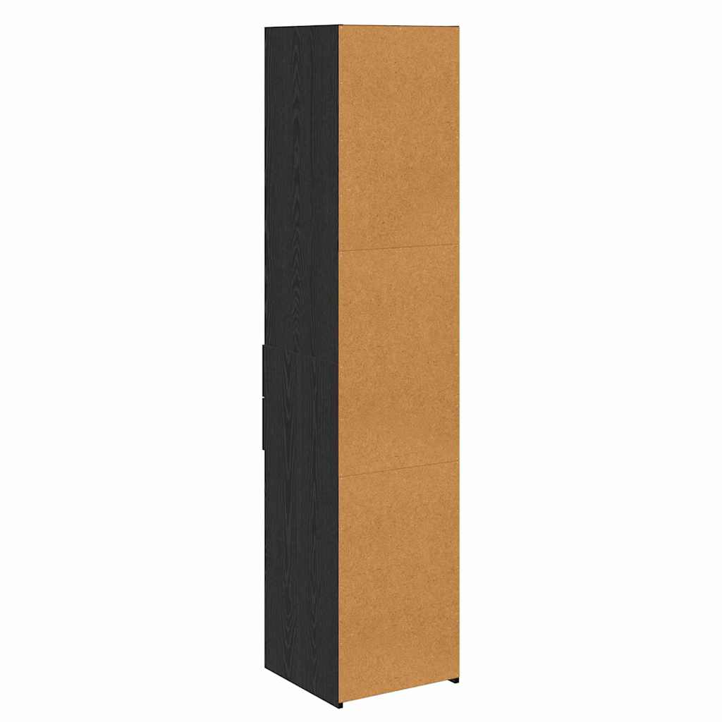 Haut Armoire Chêne noir 40 x 42,5 x 185 cm Bois d'ingénierie - XIOS